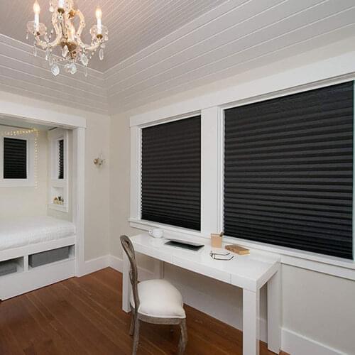 Adhesive Blinds Shades Zebra Blinds Half Blackout Curtains For Bedroom Bathroom Kitchen Balcony