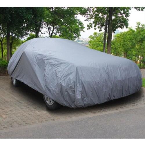 Universal Sedan SUV Car Cover PEVA Layer Waterproof Rain UV Dust Protective Outdoor Car Cloth Tent