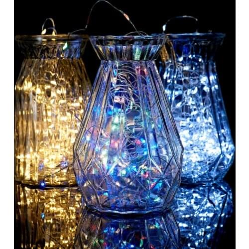 3M 5M 10M LED String Lights 3*AA Battery Operated Waterproof Fairy LED Christmas Lights For Holiday Party Wedding Decoration