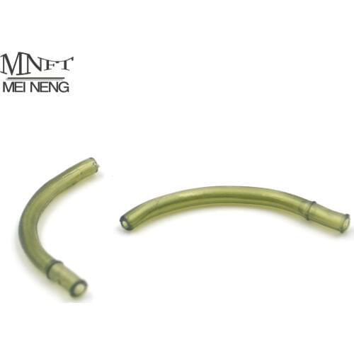 MNFT 100Pcs Carping Kick Off Aligner Rubber Carp Fishing Rig Making Pop Up line Aligner Shank Adaptor Hooks Soft Tube