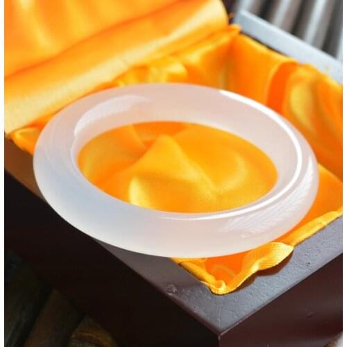 Jewelry Free Shipping cuff NATURE sardonyx BEAUTIFUL women sweet white charm agate Chalcedony bangle bracelet luck 58-60MM wit