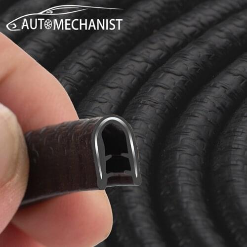 Car Door Edge Anti-Collision Protective Strips Universal Side Doors Seal Trim Strip Scratch Protector Auto Interior Accessories