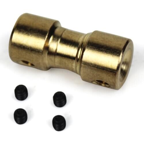 2-2mm Brass Motor Copper Shaft Coupling Coupler Connector Sleeve Adapter