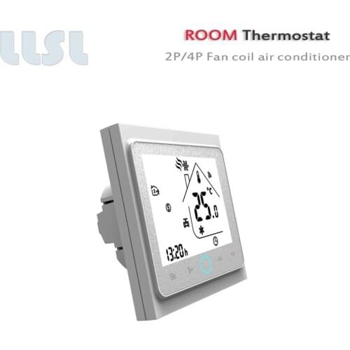 95-240VAC 24VAC Central air conditioning thermostat 2P/4P Fan coil regulator thermostat