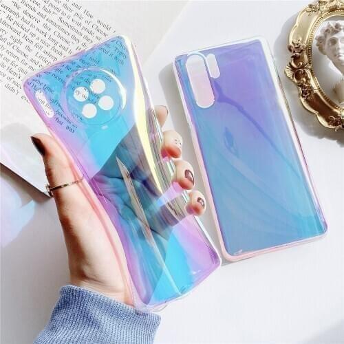 Colorful Blu-ray Jelly Shell Luxury Case For Huawei HONOR 8X X10 MAX Shockproof Case For Huawei Y9S Cover For Huawei HONOR 30
