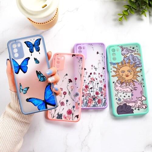 NEW Fashion Phone Case For Realme C21 C3 C25 8 7 Pro 6 5S 6i C17 C15 C11 X7 Fundas on OPPO Reno 4 Luxury Butterfly Painted Cover
