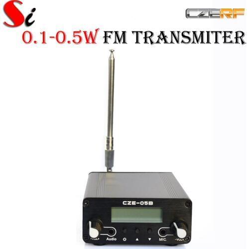 CZERF FM transmitter 0.1W/ 0.5W CZE-05B stereo pll radio broadcast Metal Ant Kit