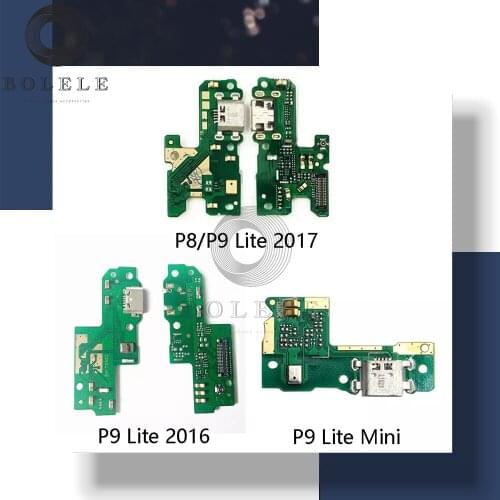 For Huawei P8 P9 lite 2016 2017 P9 lite Mini USB Charger Port Dock Plug Charge Board Connector Charging Flex Cable Replacement