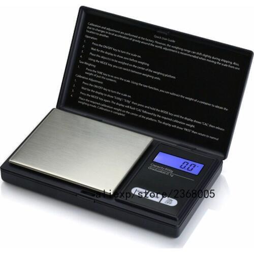 Gold Medicinal Materials Electronic Jewelry Scales 0.01g Mini Micro Small Portable Pocket Scales Kitchen Cooking Tool