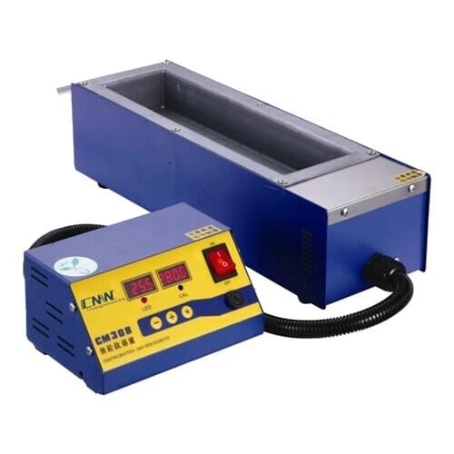 Square high temperature lead free soldering pot split tin solder furnace tin melting digital display 220V 110V CM308 600C 1200W