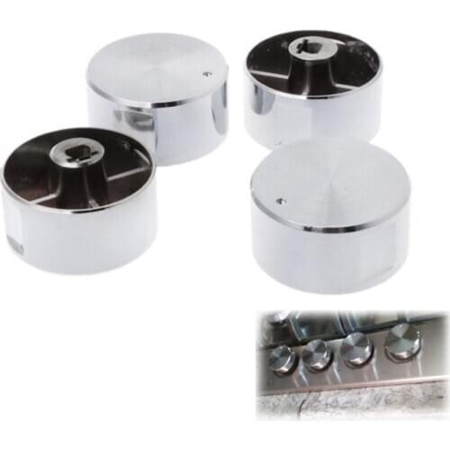 Hot 4Pcs Rotary Switches Round Knob Gas Stove Burner Oven Kitchen Parts Handles For Gas Stove