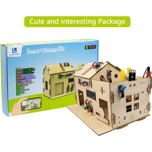 2021! NEW! LAFVIN Smart Home House Kit / Learning Programming Kits with Uno R3 Board for Arduino DIY STEM with CD Tutorial