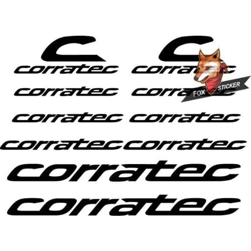 Bicycle frame stickers road bike mountain bike MTB Track bike TT bike cycle decal reflective stickers for CORRATEC Sticker
