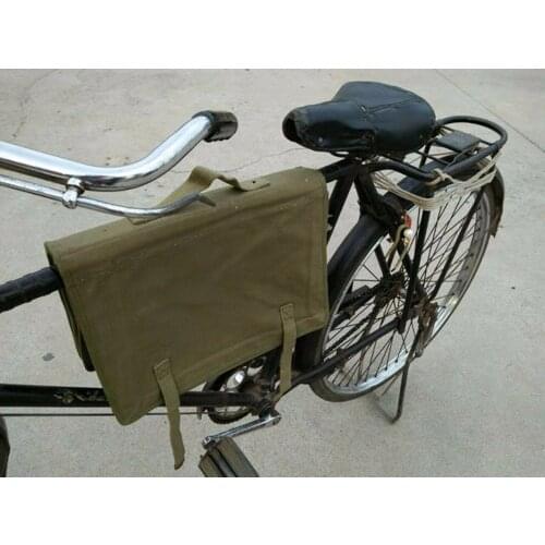 ORIGINA SURPLUS MILITARY COLLECTIBLES VIETNAM ERA CHINESE MILITARY BICYCLE MESSENGER BAG POUCH CANVAS PACK