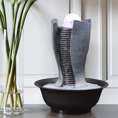 Simple Water Fountain Ornaments Home Trend Decoration Handicrafts Office Tabletop Gifts