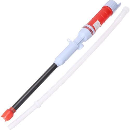 Handheld Pump Operated Liquid Transfer Water Gas Tools Petrol Fuel Portable Car Siphon Hose Auto Accessories