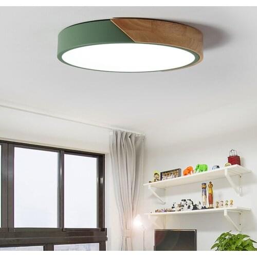 Modern and simple LED round ceiling lamp ultra-thin creative living room bedroom study round childrens room LED lamps