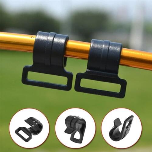 10Pcs Tent Hook C Shape Outdoor Climbing Camping Tent Pole Plastic Hook Caravan Awning Tent Inner Hanger Clips Tent Accessories