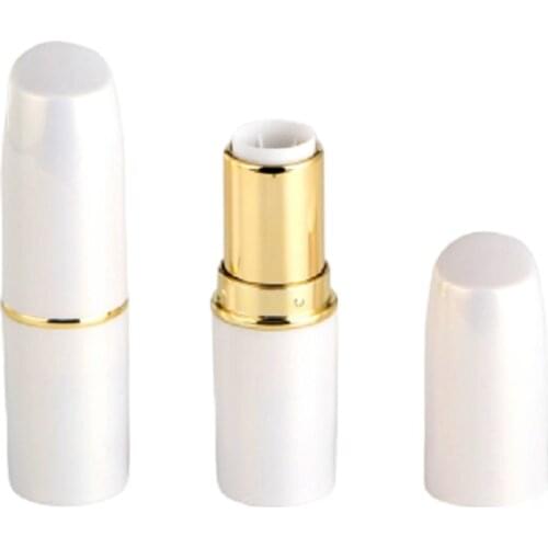 12.1mm Empty Lip Balm Tube White Cosmetic Packaging Container High Grade Plastic Lipstick Tubes Refillable Bottle 20/50pcs