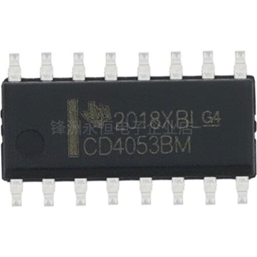 20PCS Three Groups Of Two Analog Switches CD4053BM CD4053 SOP16 CD4053BE DIP16