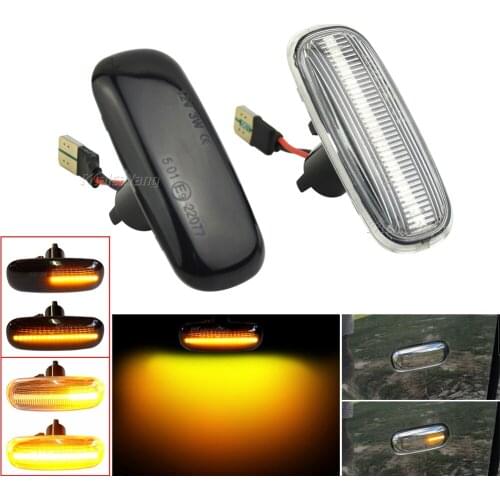 2X LED Dynamic Side Marker Turn Signal Light Indicator 8N0 949 127AFor Audi A3 S3 8L 2000-2003 A8 D2 1999-2002 TT 8N 2000-2006