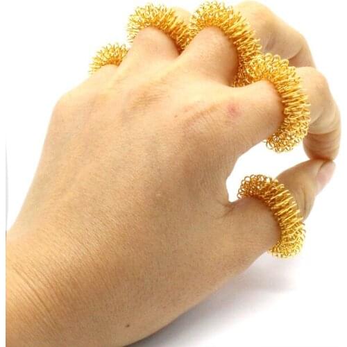 5/10Pcs Massage Ring Acupuncture Ring Chinese Acupressure Finger Health Care Hand Relax Massage Finger Lose Weight Thin Finger