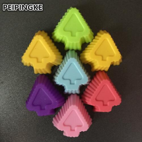 5PCS silicone cake mold 3cm tree shaped silicone chocolate mold cupcake liners cupcake mold DIY Kitchen accessories