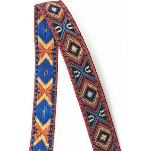 5Yards 18mm 3/4" Geometric Woven Ribbon Scrapbooking Notebook Decoration Supplies Gifts Wrapping Materials Jacquard Ribbon