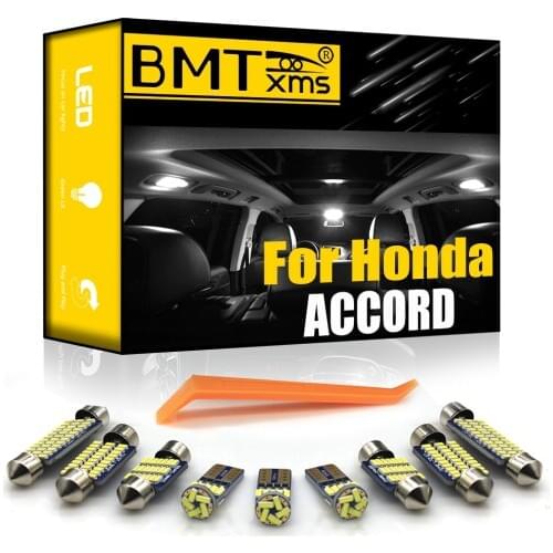 BMTxms Canbus For Honda Accord Sedan Coupe 1986-2020 Vehicle Led Interior Light License Plate Lamp Car Lights Auto Accessories