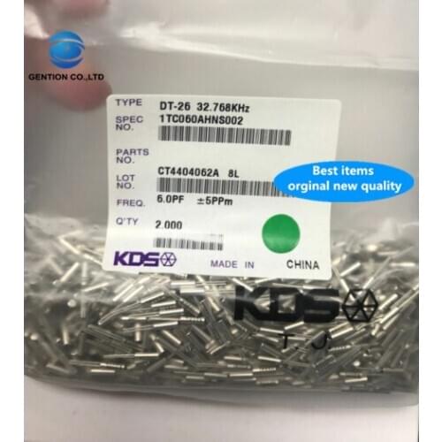 30pcs 100% new and orginal KDS crystal 2X6 DT-26 32.768K 32.768KHZ 6pf 5ppm high precision and low load
