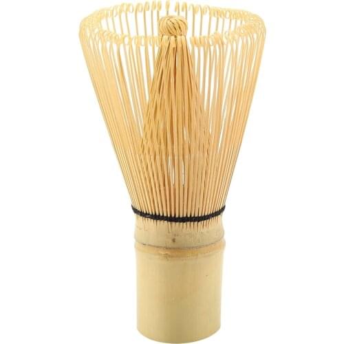 Natural Bamboo Tea Whisk Chasen Preparing Matcha Powder Brush Tool