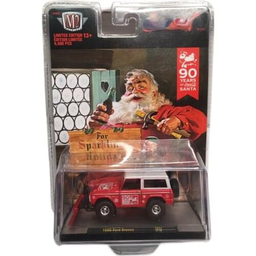 M2 1/64 1966 Ford Bronco Diecast Collection of Die-casting Simulation Alloy Model Car Children Toys