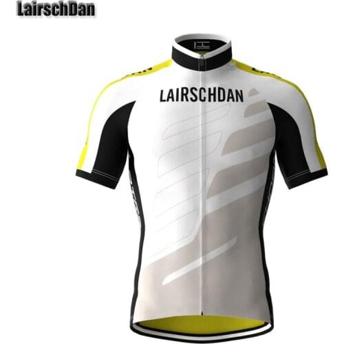 LairschDan Mountain Bike Clothing Summer Mens Cycling Jersey Short Tops Mtb Bicycle Breathable Racing Uniforme Cycle Sport Wear