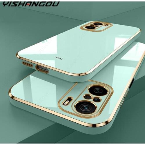 Plating TPU Silicone Soft Cover Cases For Xiaomi Poco F3 X3 NFC Pro M3 11 Ultra 10T Lite Redmi Note 10 Pro 9S 9 8 Pro 8A 9T K40