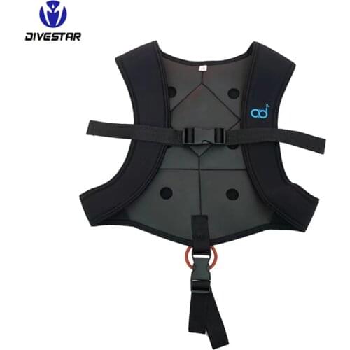 Unisex Neoprene Wetsuit Weight Vest Adjustable Weighted Belt Underwater Diving Suit 6 Lead Pocket Jacket For Scuba Spearfishing