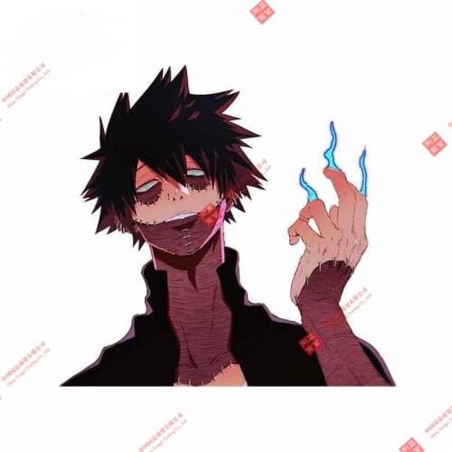 Personality My Hero Academia Fine Game Anime Car Stickers Decals Accessories Auto Decorative Stickers PVC