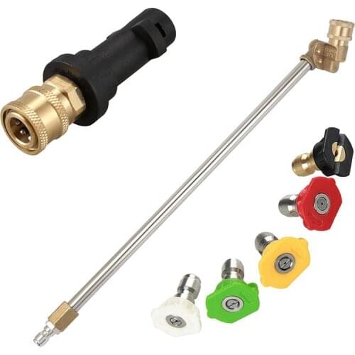 High Pressure Cleaning Foam Pot Cleaning Gun for Karcher K K2 K3 K4 K5 K6 K7 & Pressure Washer Wand with Angle Nozzle