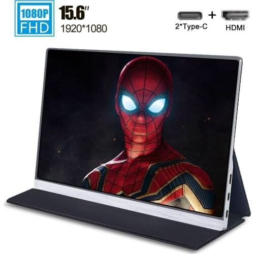 Wireless IPS Display 1920x1080 Portable Monitor For Laptop xbox Series X Raspberry Pi 4 15.6 HDMI Mobile Monitor LCD PC Screen