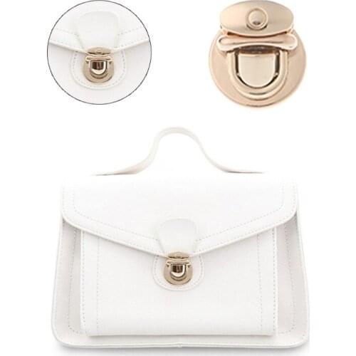 Purse Twist Lock Metal Hardware Round Clasp Turn Lock for DIY Handbag Bag Making Accessories