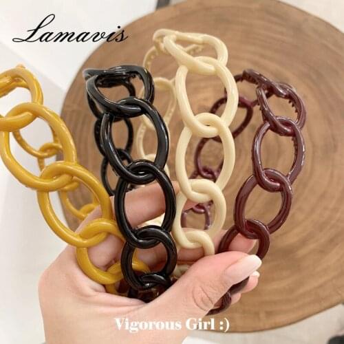 Ins Style Hollowed Out Hair Band Simple And Versatile Solid Color Headband Wide Hairpin Net Red Hair With Hair Accessories
