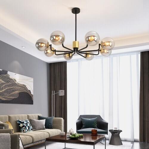 Modern Magic Bean Chandelier Personality Living Room Bedroom Lamp European Creative Dining Room Lamp Indoor LED Furniture Lamps