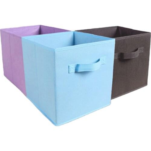 Canvas Desk Storage Box Sundries Toy Storage Basket Waterproof Office Supplies Storage Organizer Made Of Cloth Canvas Material