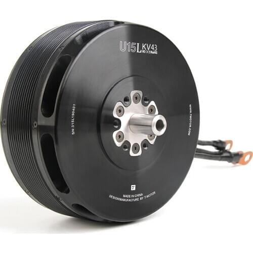 U15L KV43 max thrust 60KG 16KW 100V brushless motor for heavy lifting drone match 47 inch propeller