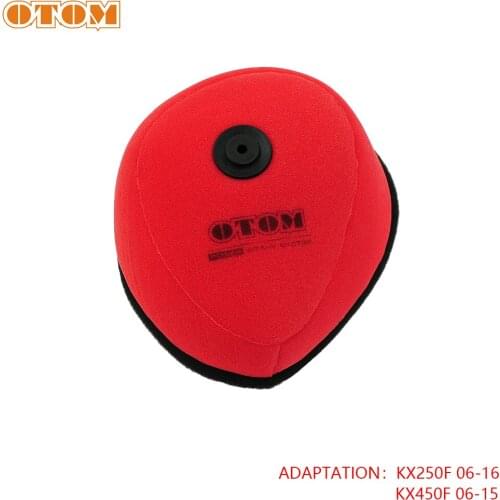 OTOM Motorcycle 11013-0722/11013-0011 Air Filter Foam Cleaner Cartridge For KAWASAKI KX250F KX450F Off-Road Motocross Accessory