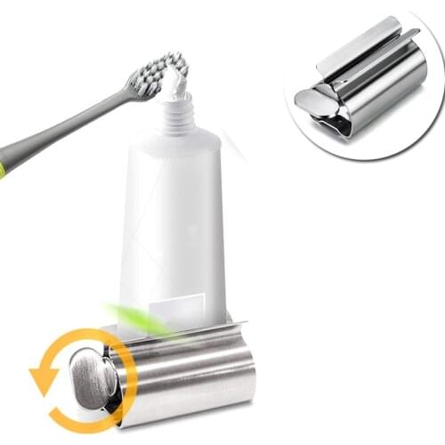 Stainless Steel Toothpaste Tube Squeezer Oral Care Accessories Makeup Tool Toothpaste Squeezer Facial Cleanser Press Holder