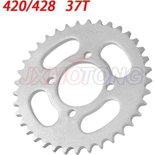 52mm 420 428 - 37T rear chain sprocket Gear wheel plate for 90CC-160cc YCF SDG Thumpstar atv quads Stomp pit dirt bike