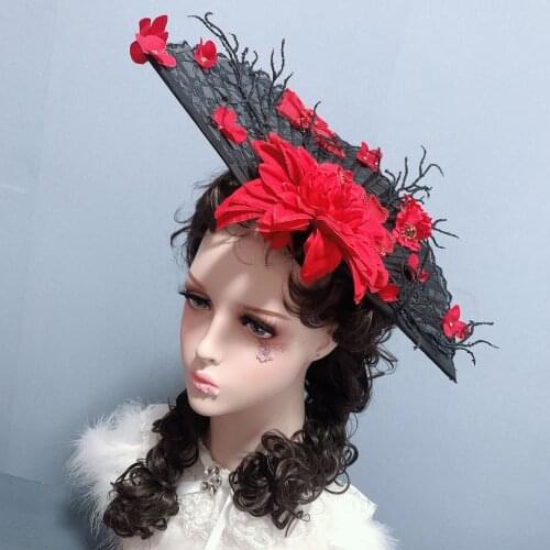 Women Cosplay Tree Branch Flower Performance Party Headwear Chinese National Ancient Costume Wedding Photography Hair Accessory
