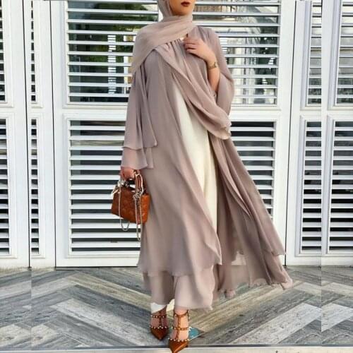 Muslim Kaftan Abaya Turkey Cardigan Islam Kimono Women Dubai Abayas Turkish Dress 2021 New Elegant Femme Boubou Robe