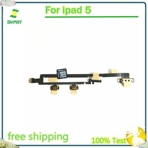 10pcs/lot Power On Off Button Volume Switch Flex Cable Replacement For ipad 5 air 1