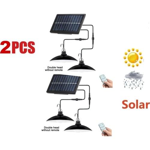 2pcs Retro Lampshade Garden Solar Light Bulb Chandelier Solar Powered Pendant Lights Lamp Solar Battery Hanging Lighting 3/6M ca